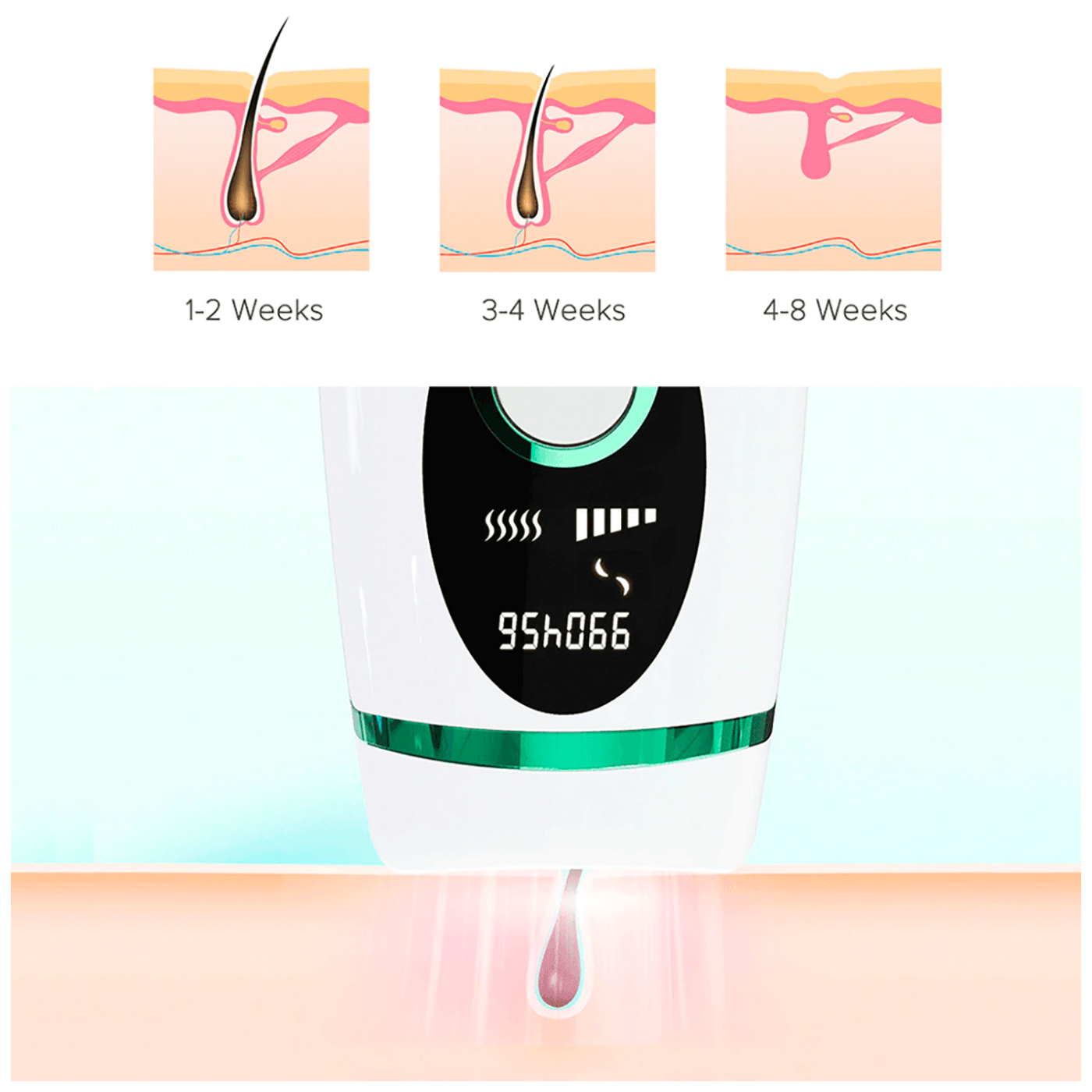 Epilator IPL, lasersko uklanjanje dlačica 900.000 bljeskova Xiaomi