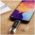 USB Flash drive 32GB, USB 3.2, USB-C, USB-A, Twist Line
