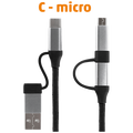 USB kabl za punjenje, 4u1, multi, dužina 1.5 met.