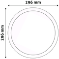 Plafonjera LED, ugradna, 24W, 2000 lm, 4000K, IP20