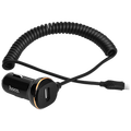 Auto punjač  sa micro USB kabl, USB, 5 V/3.4 A, crna