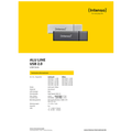 USB Flash drive 8GB Hi-Speed USB 2.0, ALU Line