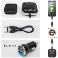 FM modulator 5in1, BT handfree, 12V/24V, 2.1A punjač