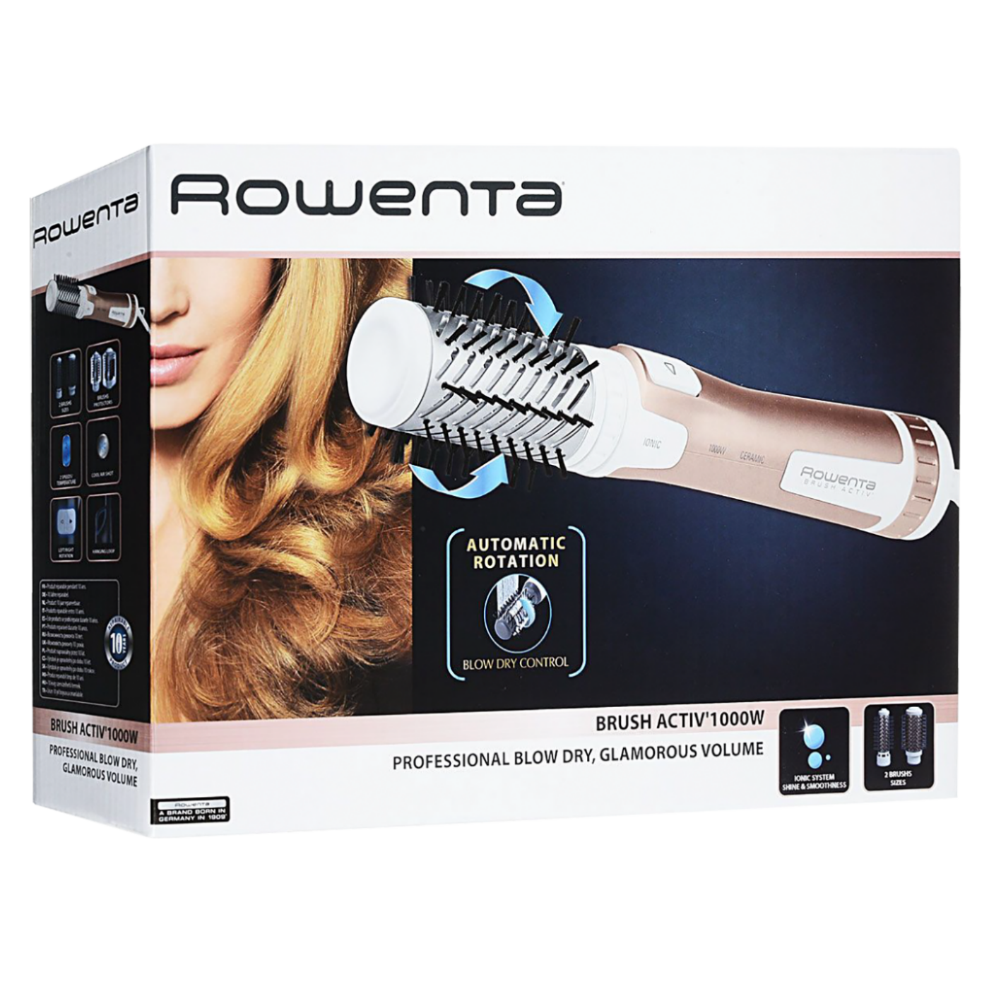 Фен щетка ровента 9520. Rowenta cf9520f0. Фен-щетка для волос Rowenta Brush Activ Compact cf9520f0. Ровента браш Актив 1000. Rowenta Brush Active 1000.