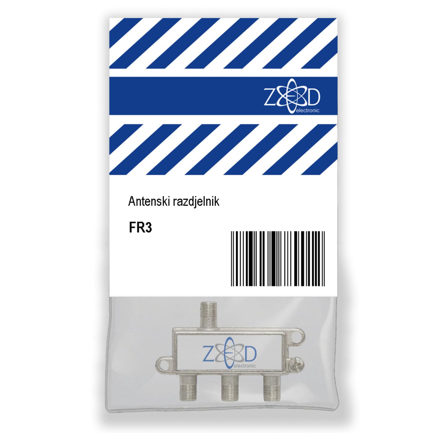 Antenski razdjelnik 1 ulaz - 3 izlaza, 5-2400MHz