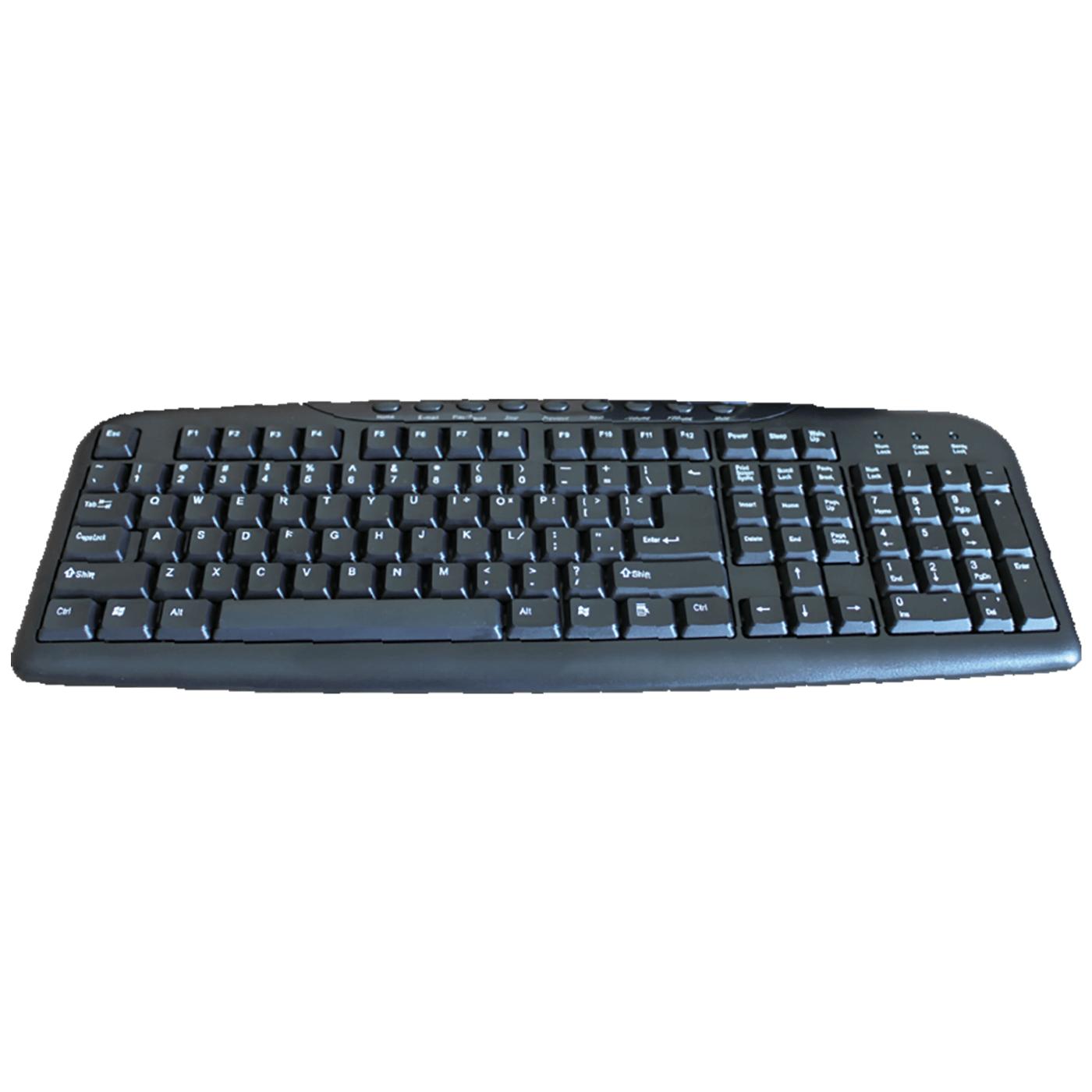 Tastatura sa multimedijalnim tipkama, USB, crna boja