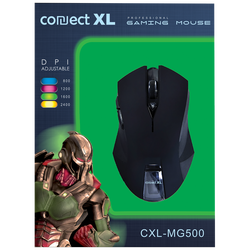 Miš optički, 2400dpi GAMER, USB, 6 tipki