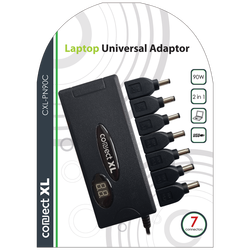 Adapter za laptop,univerzalni, 90W, 2u1 AC+Auto, LCD display