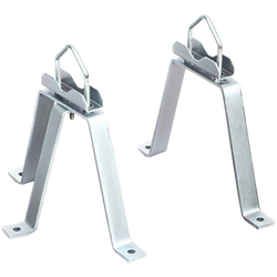 Pocinčani držači stuba udaljenost od zida 48cm, set