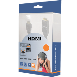 HDMI kabl, 5.0 met, ver. 1.4, 4K, 3D, HEC, HDCP, ARC