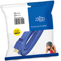 HDMI kabl, plosnati, 1.5 met, ver. 2.0, 3D, Ethernet