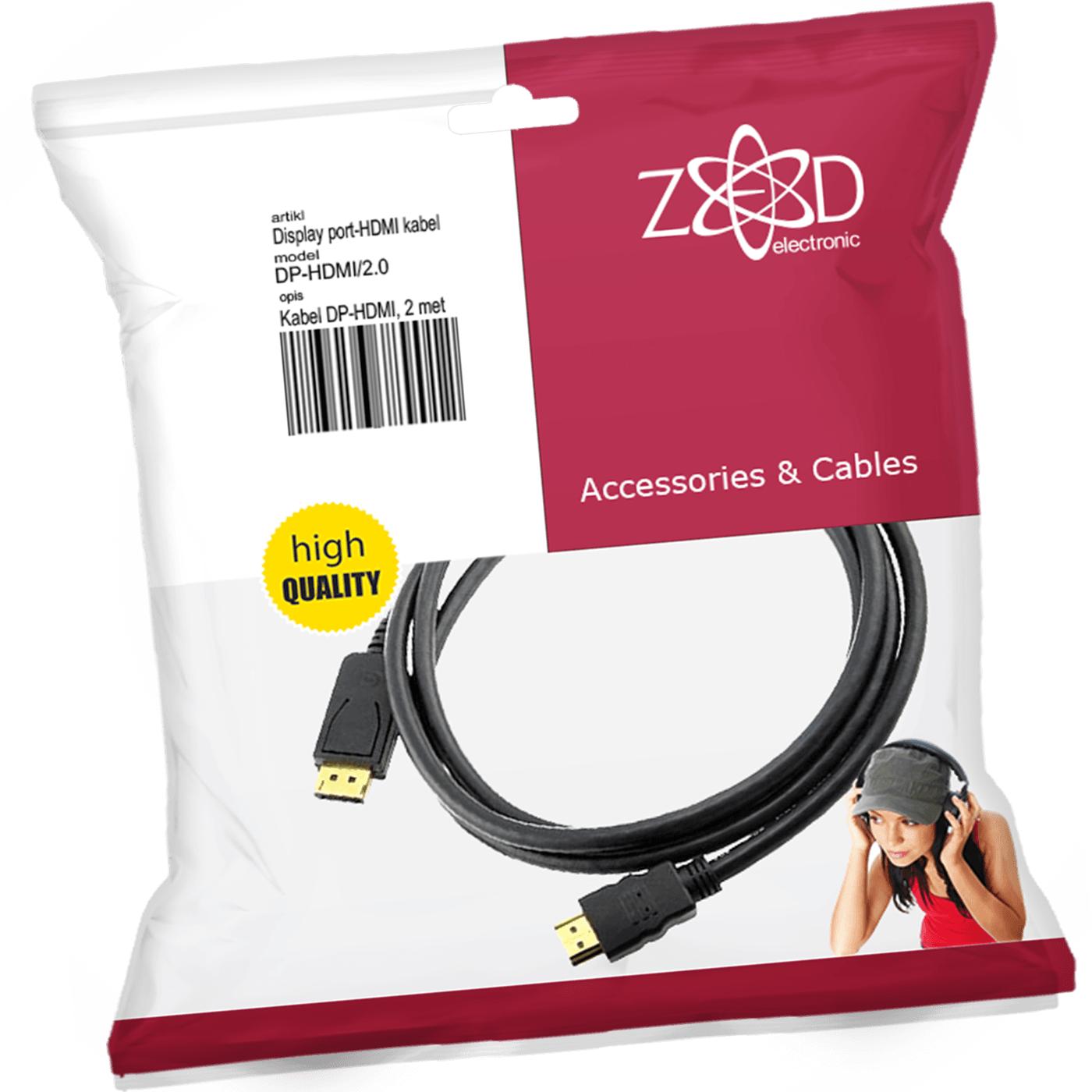 Kabl display port na hdmi, dužina 2.0 m