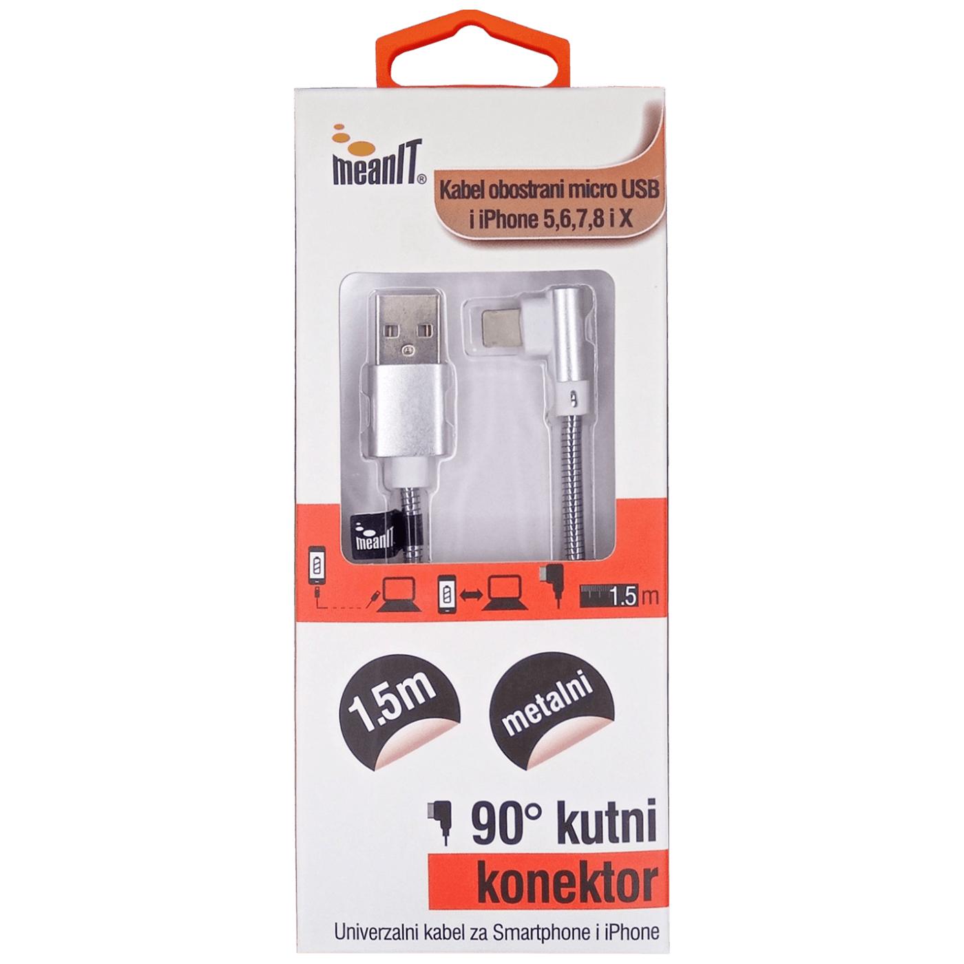 USB kabl za smartphone i iPhone, FLIP, 1A