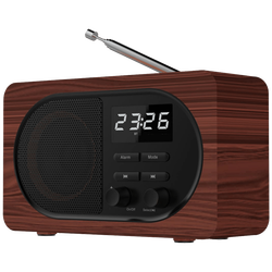 Zvučnik bežični, Radio Alarm Sat, Bluetooth, 5W