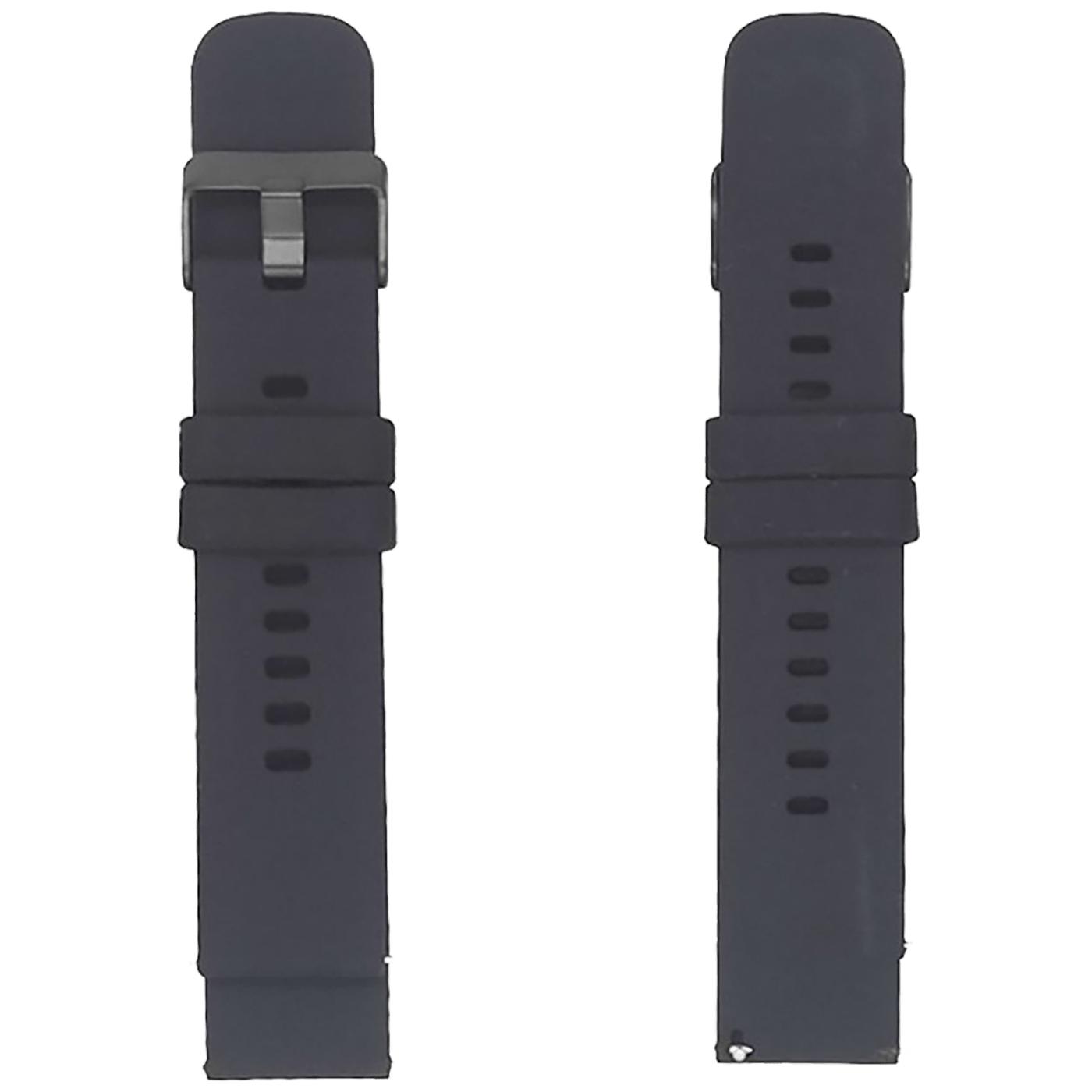 Zamjenski remen za smartwatch, 22 mm, crna