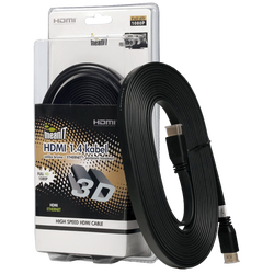 HDMI kabl, plosnati, 2.0 met, ver. 1.4, 3D, Ethernet