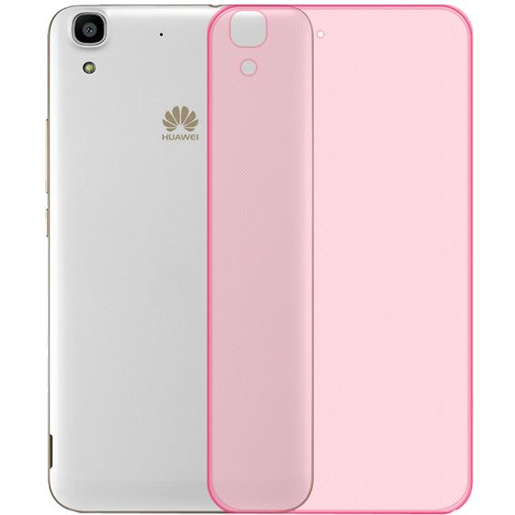 Futrola za mobitel Huawei Y6, silikonska, pink