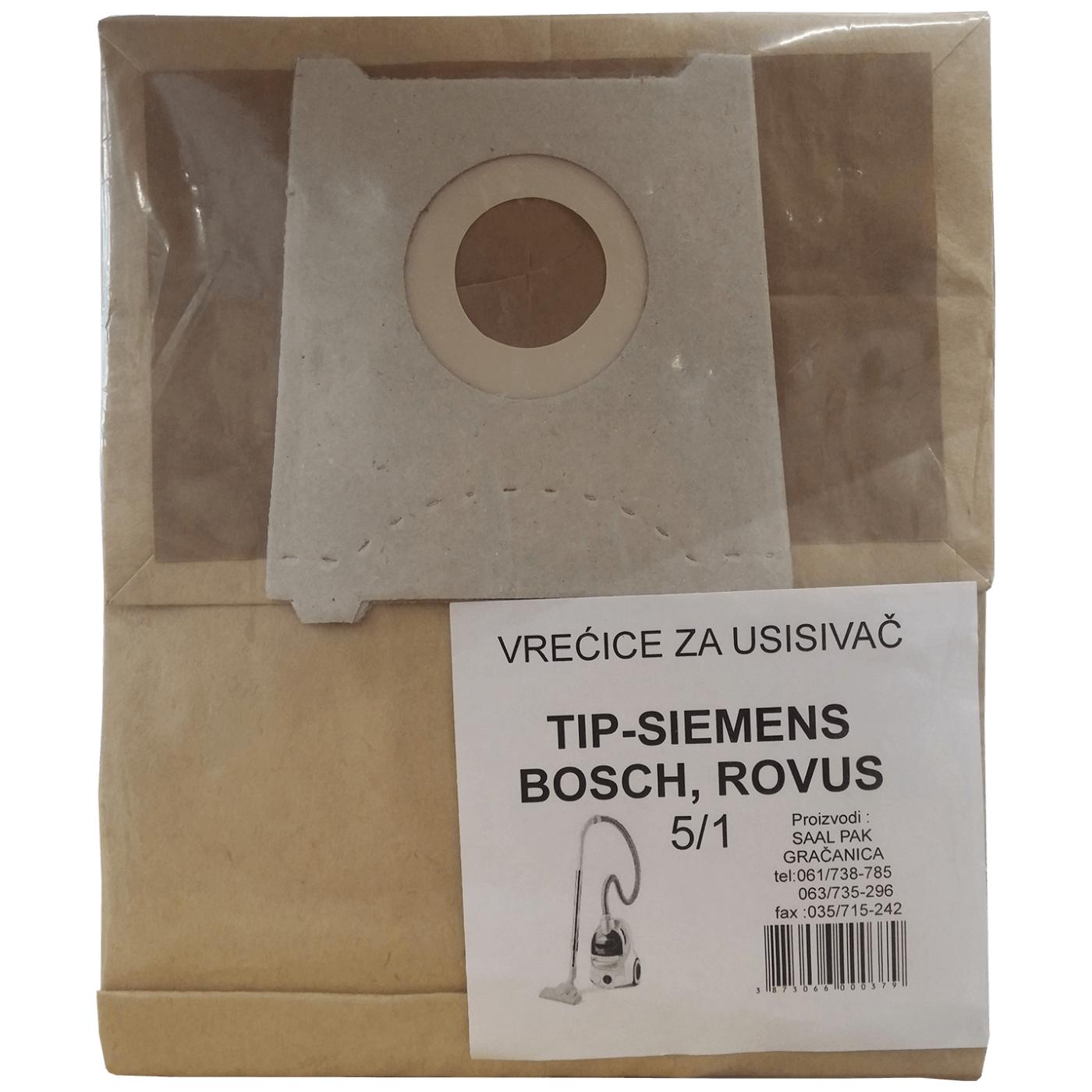 Vrećice za usisavač 5/1, Siemens, Bosch