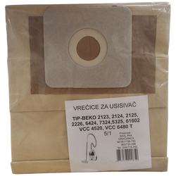 Vrećice za usisavač 5/1, Beko 2123,2124,2125,2226