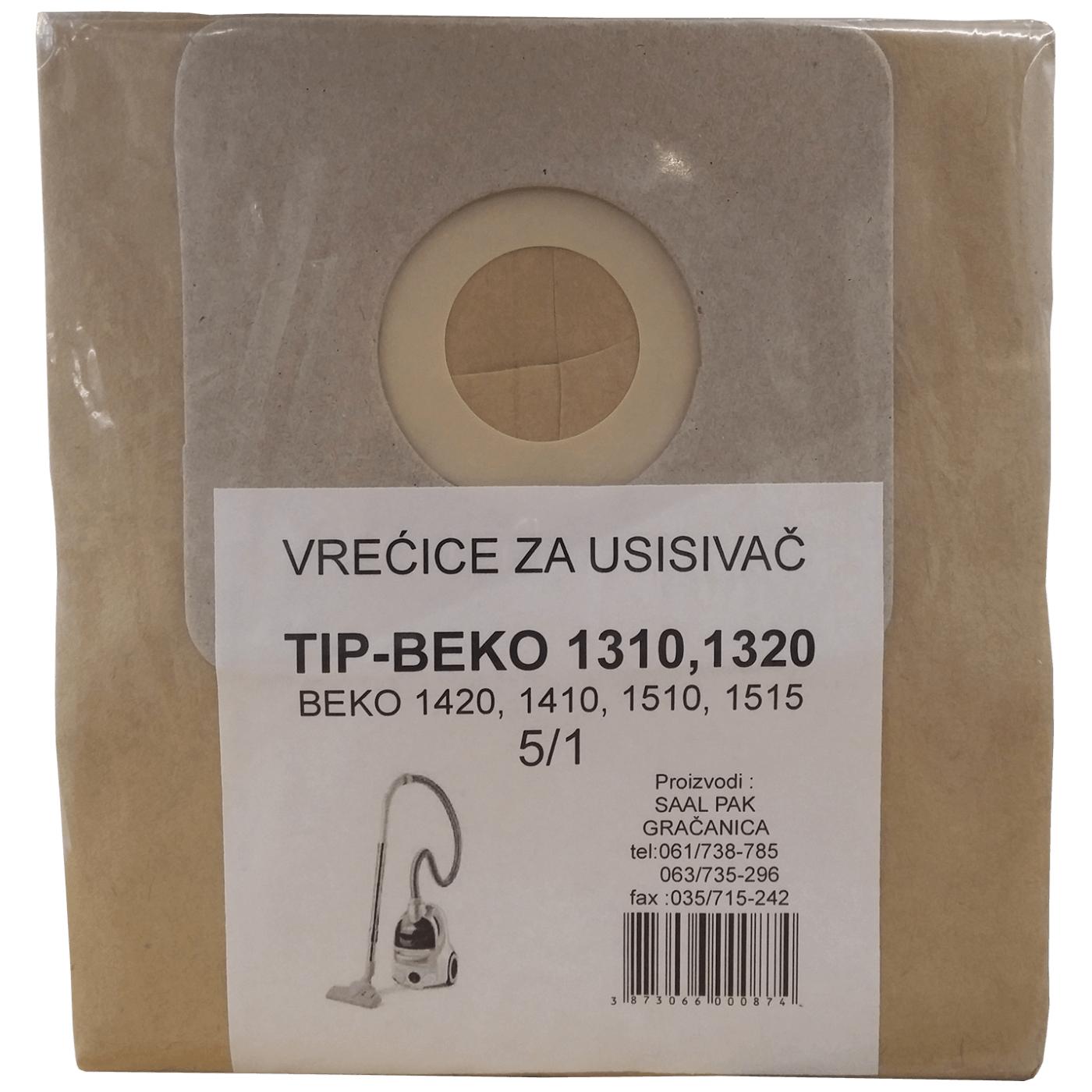 Vrećice za usisavač 5/1, Beko 1310