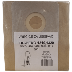 Vrećice za usisavač 5/1, Beko 1310