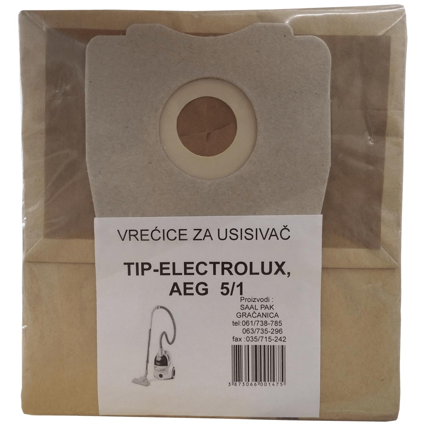 Vrećice za usisavač 5/1, Elektrolux