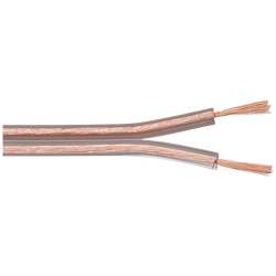 Kabl za zvučnike, 2 x 1.5 mm², 100 met., transparent