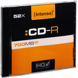 CD-R 700MB (80 min.) pak. 1 komad Slim Case