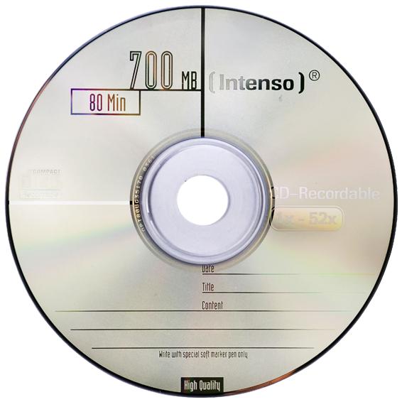 CD-R 700MB (80 min.) pak. 10 komada Slim Case