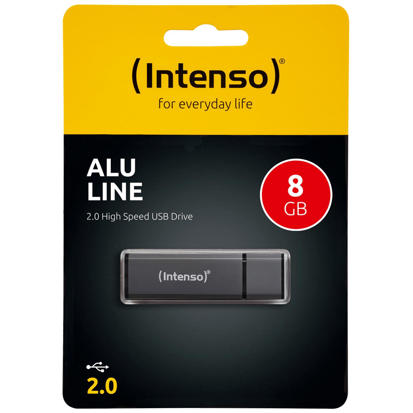 USB Flash drive 8GB Hi-Speed USB 2.0, ALU Line