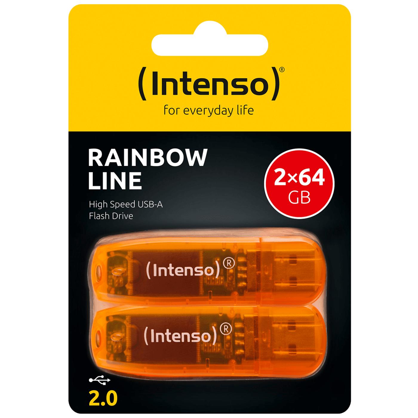 USB Flash drive 64GB Hi-Speed USB 2.0,Rainbow Line, 2 kom