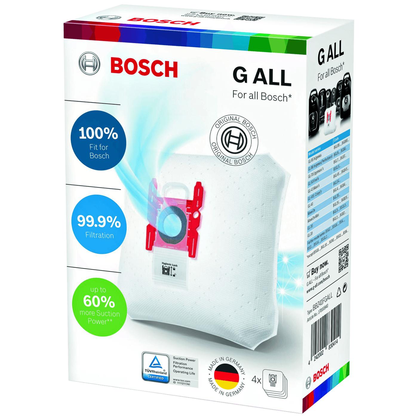 Vrećice za Bosch usisavač, pakiranje 4 kom.