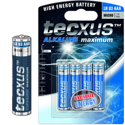 Baterija alkalna AAA, 1,5V, blister pak. 4 kom