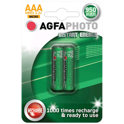 Punjiva baterija, AAA, 1.2 V, 950 mAh, blister 2 kom.