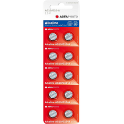 Baterija alkalna LR54/AG10, 1.5V, dugmasta, blister 10 kom