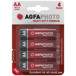 Zinc baterije, AA, 1.5 V, blister 4 kom.
