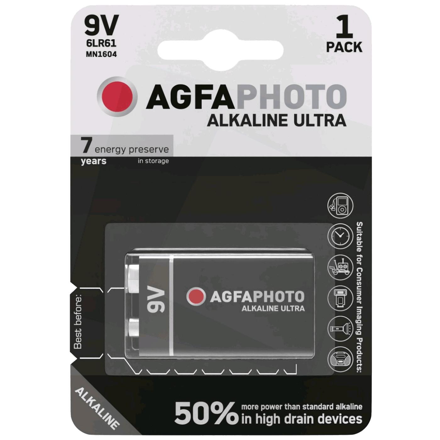 Baterija alkalna, 6LR6, 9V, blister 1 kom.