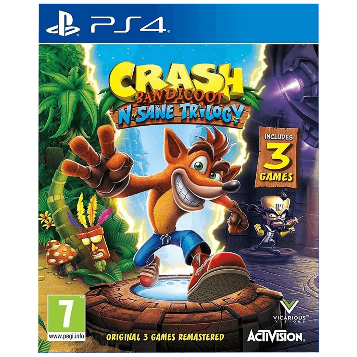 Igra PlayStation 4: Crash Bandicoot N. Sane Trilogy 2.0