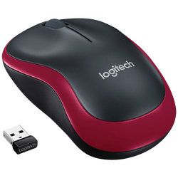 Miš bežični, 2.4 GHz, 1000 dpi, USB nano, Red