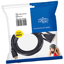 HDMI na DVI kabl, 2.5 met, ver. 1.4
