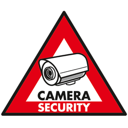 Set 5 naljepnica  inchCamera Security inch