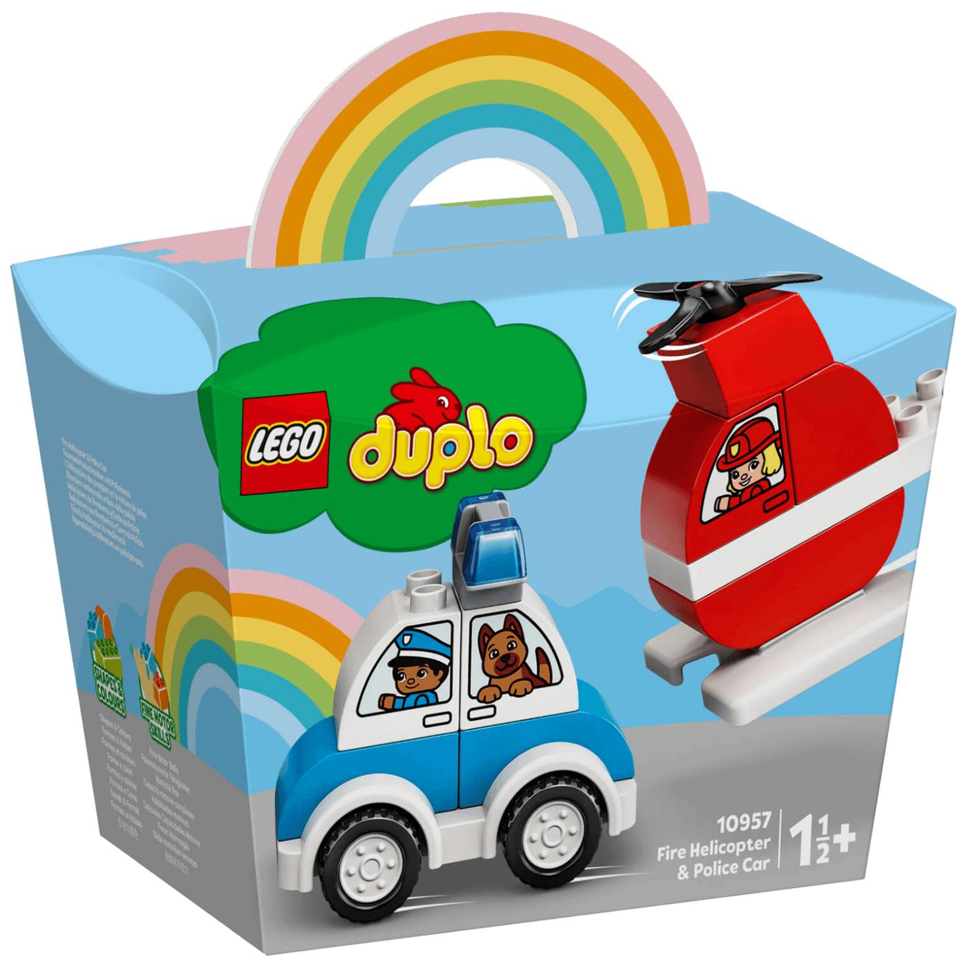 Vatrogasni helikopter i policijski automobil, LEGO Duplo