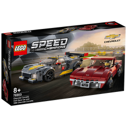 Chevrolet Corvette C8R i 1968 Chevrolet Corvette, LEGO Speed