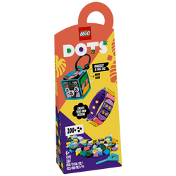 Narukvica i privjesak za torbu - Neonski tigar, LEGO Dots