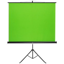 Platno za projektor sa stalkom, zelena podloga, 150 x 180 cm
