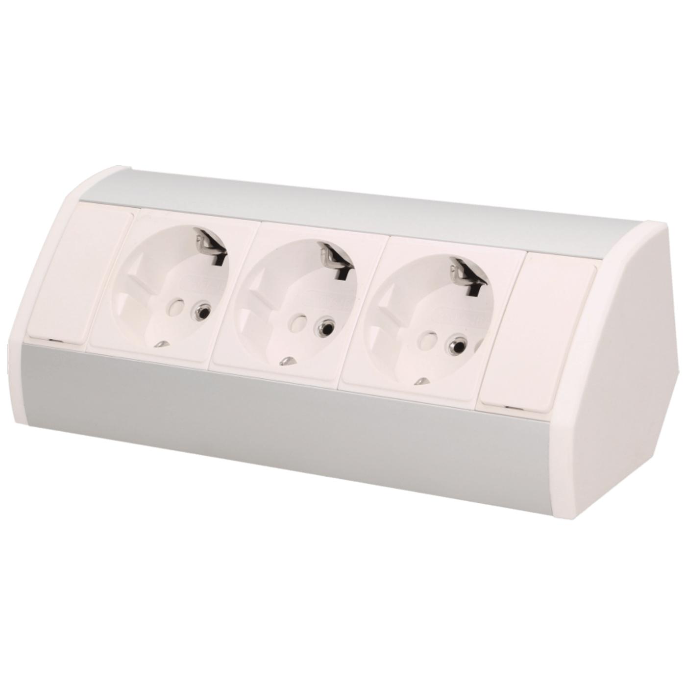 Produžni kabel sa 3 x Schuko utičnice, ugradbena