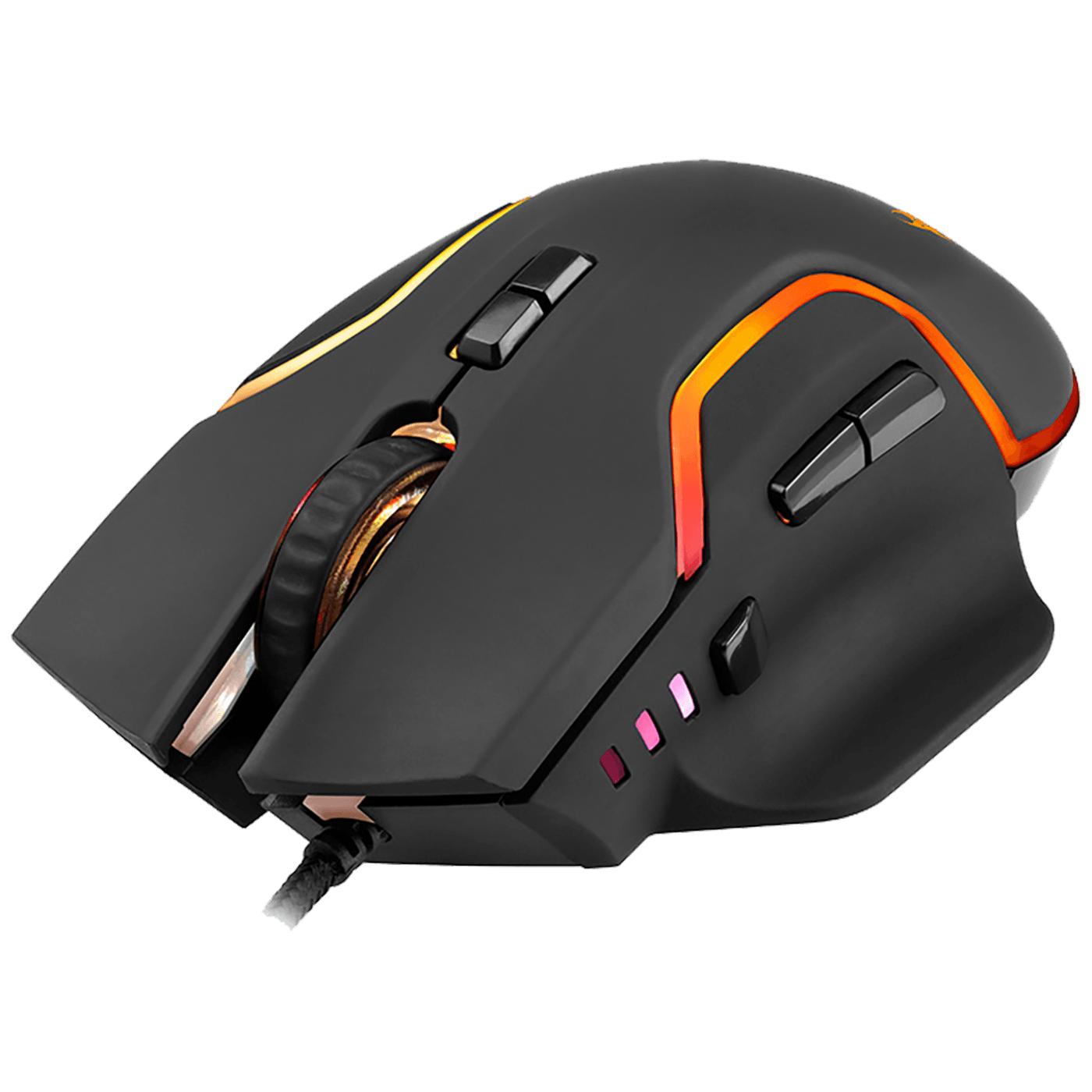 Miš optički, gaming, 2400 dpi, RGB, USB