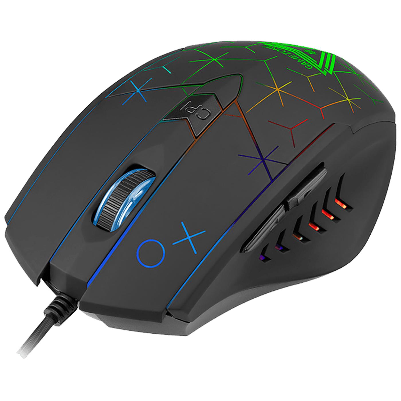 Miš optički, gaming, 1600 dpi, RGB, USB