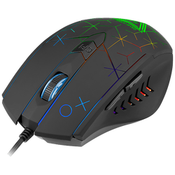 Miš optički, gaming, 1600 dpi, RGB, USB