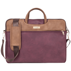 Torba za laptop 15,6 inch, kožna, Burgundy PU